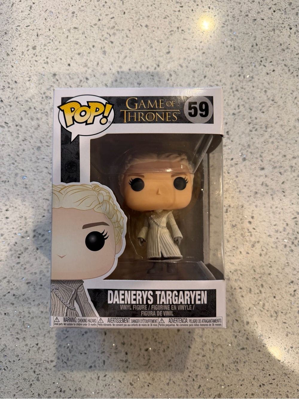 Funko Pop Game of Thrones Daenerys Targaryen White Coat #59 Vinyl Figure